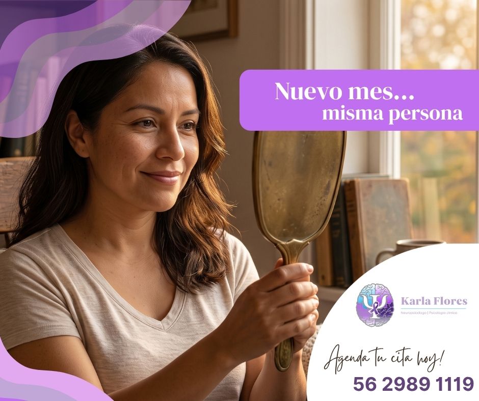 Nuevo mes, misma persona (y está bien)