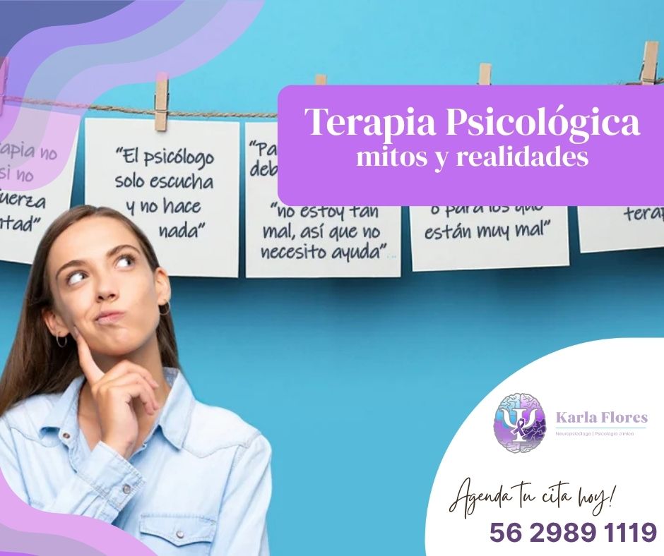 Terapia psicológica - mitos y realidades